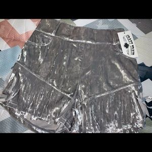 Suede Shorts